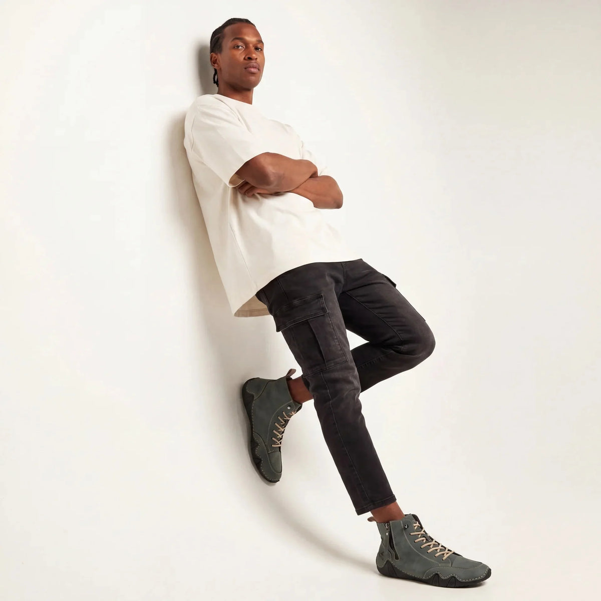 Chaussures Pieds-Nus Zippées Zero-Drop Cuir Vegan Déperlantes