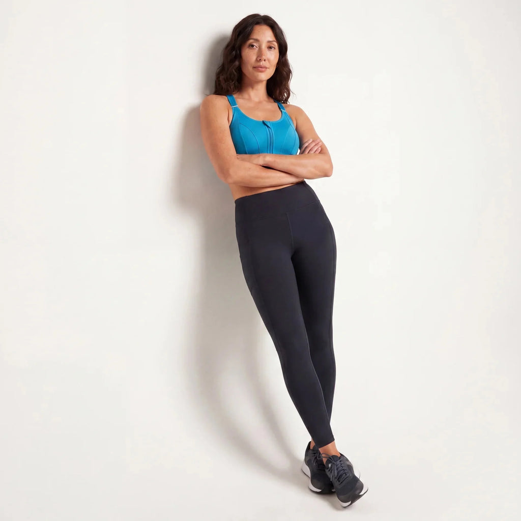 Soutien-Gorge Sportif Antichoc Zippé Confort Respirant Bande Renforcée
